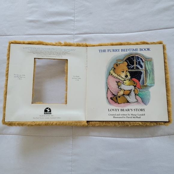 Other Vintage Rare The Furry Bedtime Book Lovey Bears Story By Margo